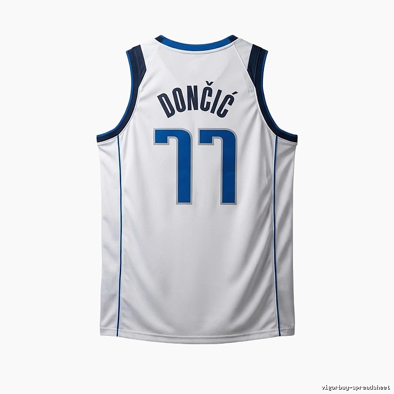 Lone Ranger Luka Doncic's basketball jersey (white)
