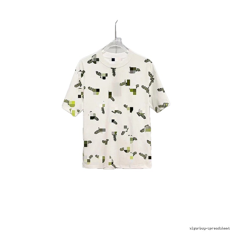 Louis Vuitton All-over Print Streetwear Style White T-Shirt