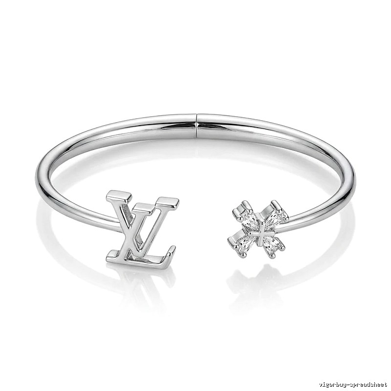 Louis Vuitton Silver Fashion Bracelet