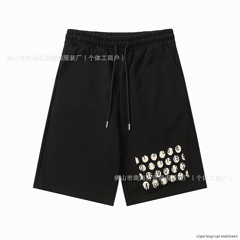 Maison Margiela Digital Style Black Shorts