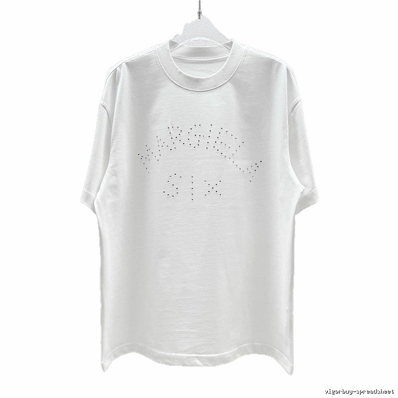 Maison Margiela MM6 Streetwear Style White Short-sleeve T-shirt
