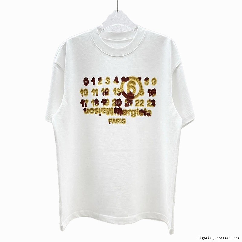 Maison Margiela Number Series High-Street White T-Shirt