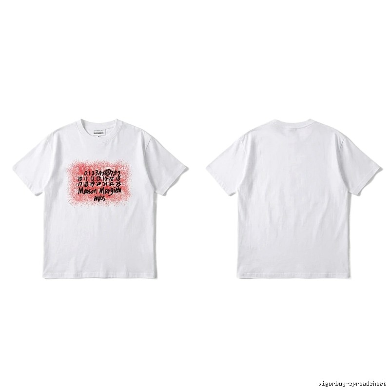 Maison Margiela white T-shirt with digital print