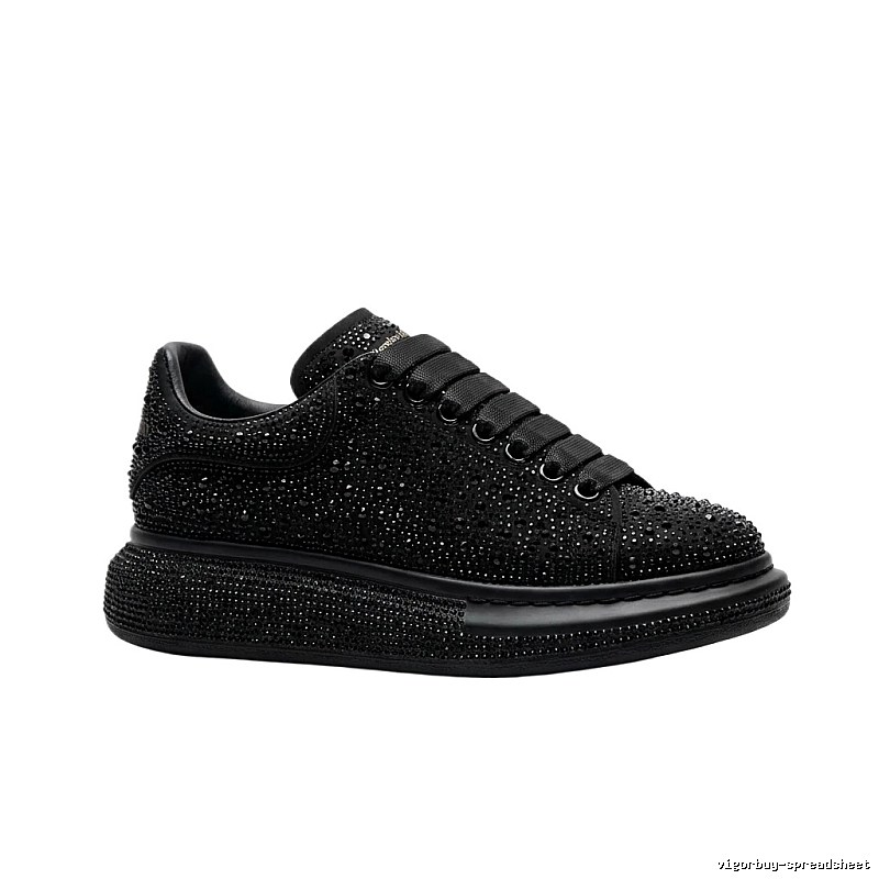 McQueen Water - Drill Trendy and Cool Style Black Shoes