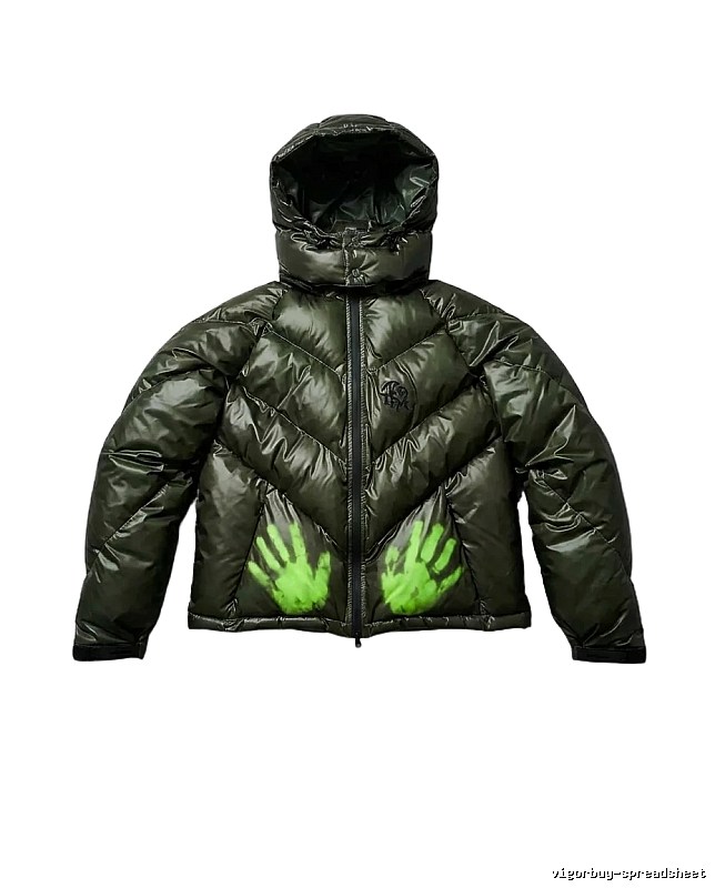 Mertra trendy brand luminous green down jacket