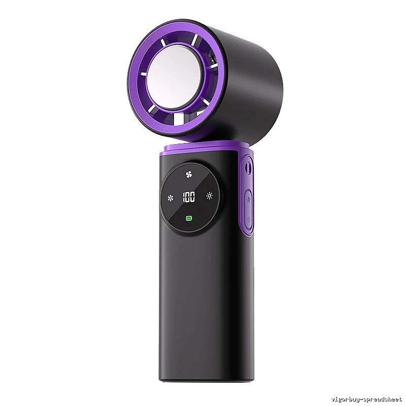 Mini Handheld Cooling Fan For Portable Airflow Gray Ice-compress Version