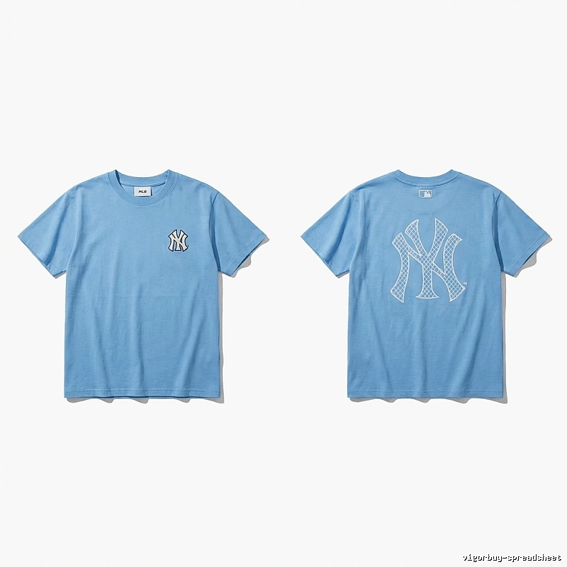 MLB Classic Simple Style Blue T-shirt