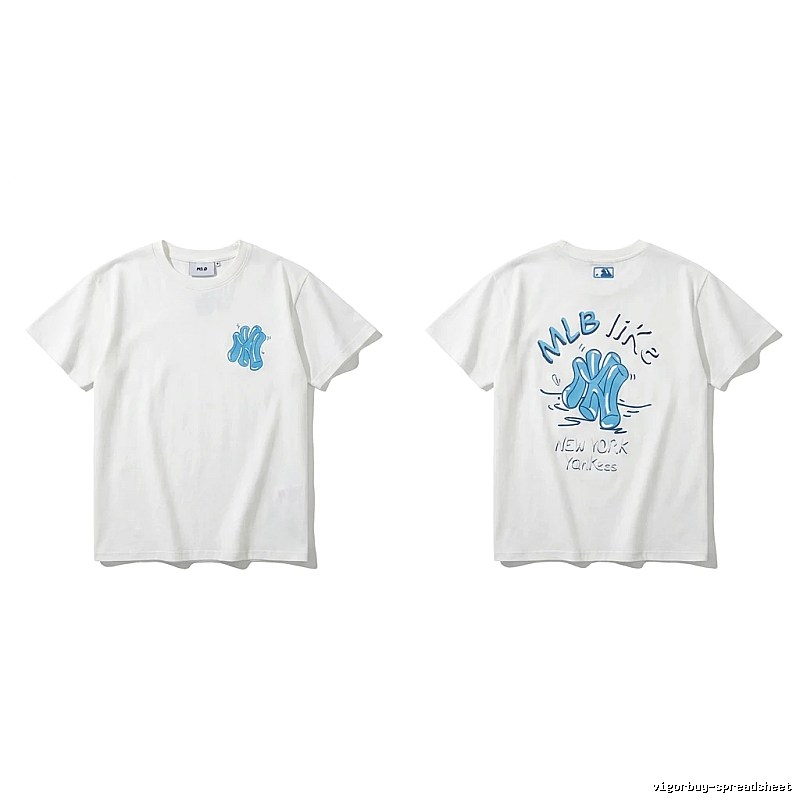 MLB New York Graffiti Style White T-shirt