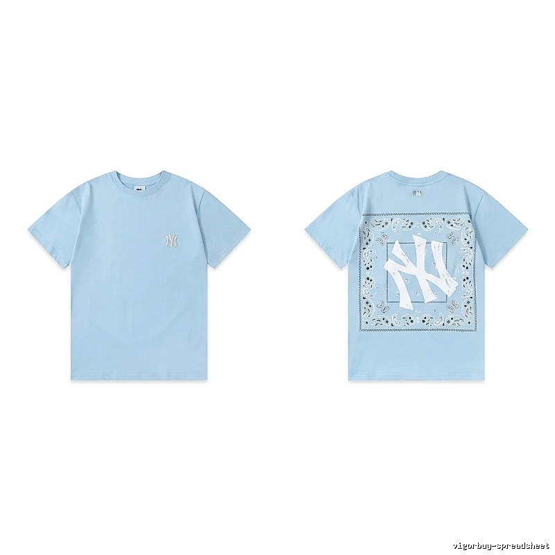 MLB retro light blue T-shirt