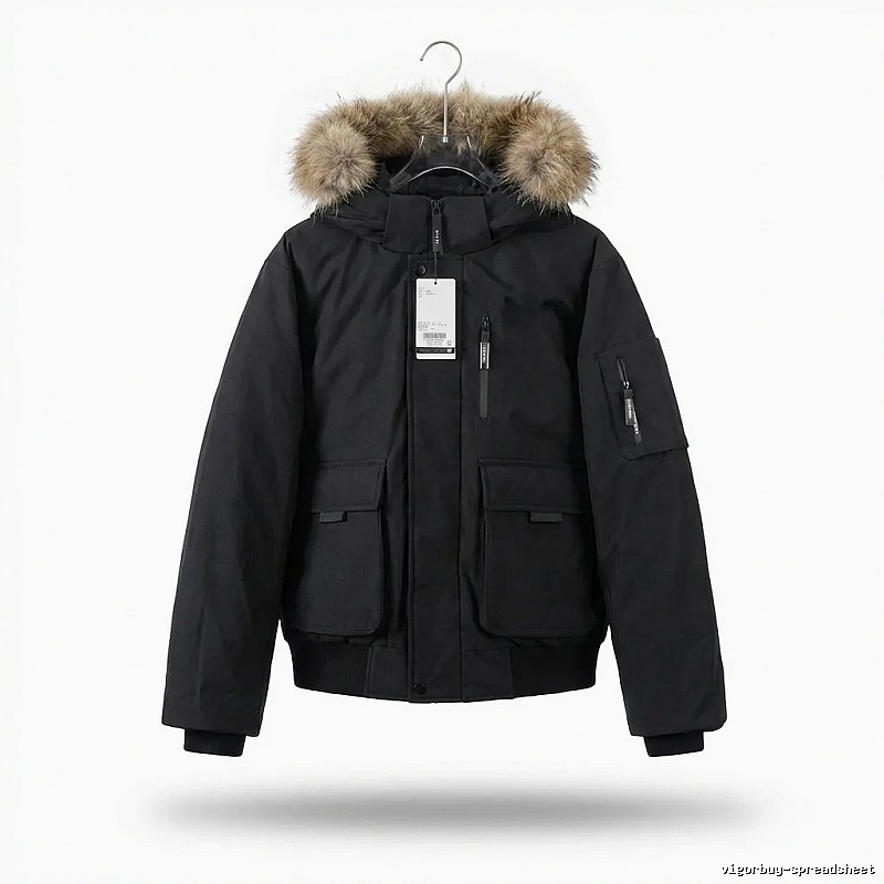 MLB Workwear Style Black Down Jacket
