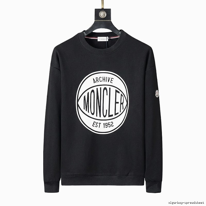 Moncler Archive Retro Style Black Sweatshirt