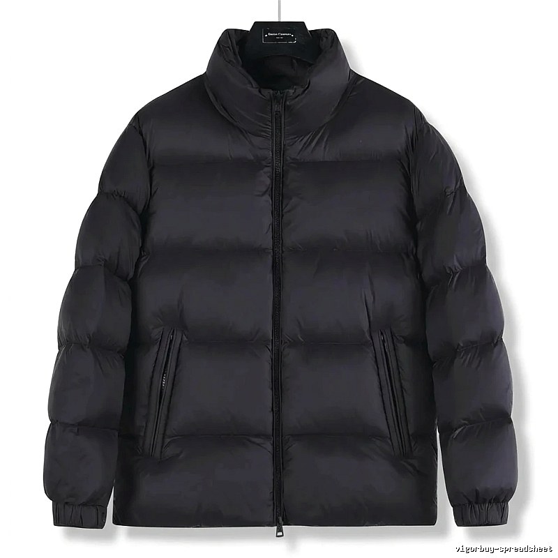 Moncler black casual down jacket