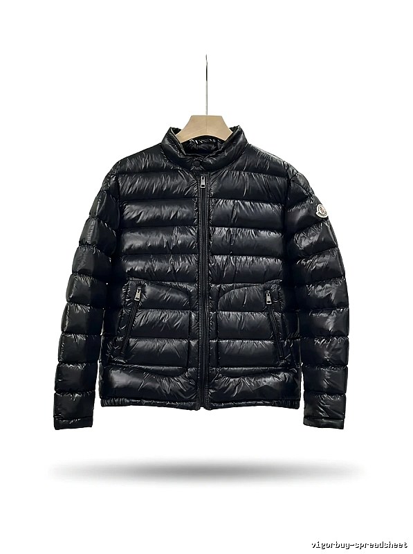 Moncler black fashionable down jacket