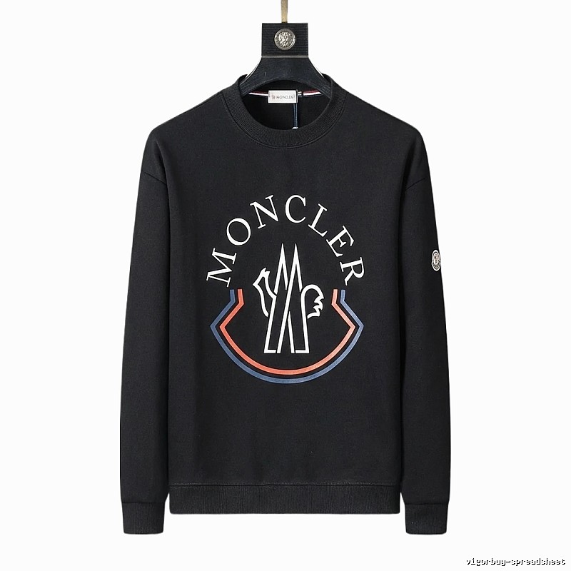 Moncler Classic and Stylish Black Sweatshirt