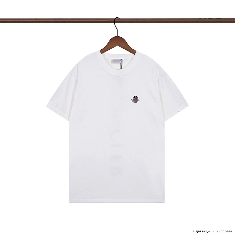 Moncler Classic Minimalist Style White Short-sleeve T-shirt