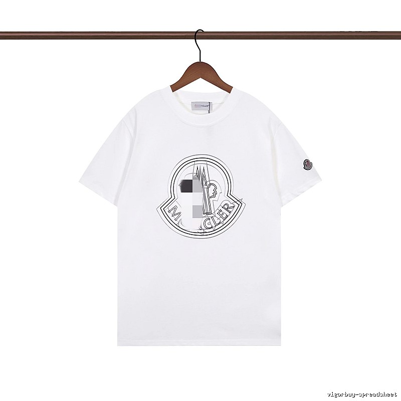 Moncler Logo Collection Trendy Style White T-Shirt