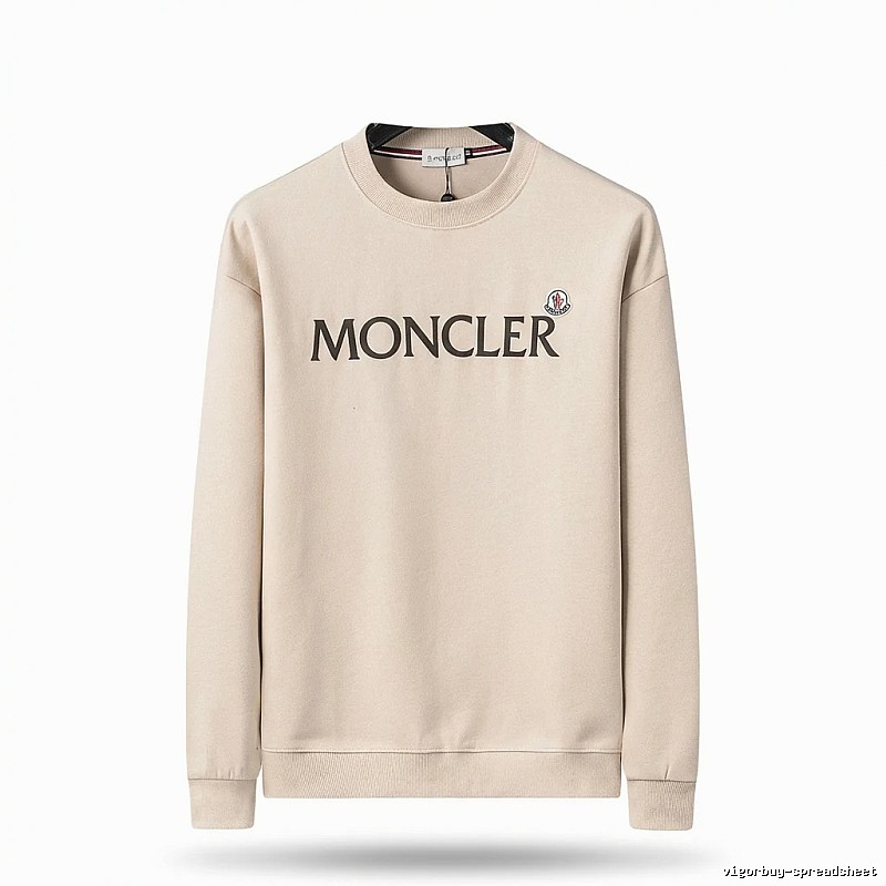 Moncler minimalist beige sweatshirt