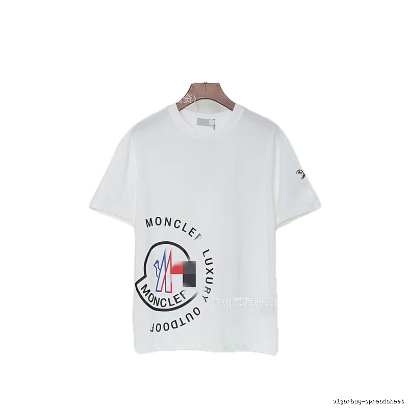 Moncler Outdoor Casual Style White Short-sleeve T-shirt