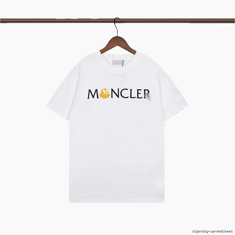 Moncler Printed Casual White Short-sleeve T-shirt