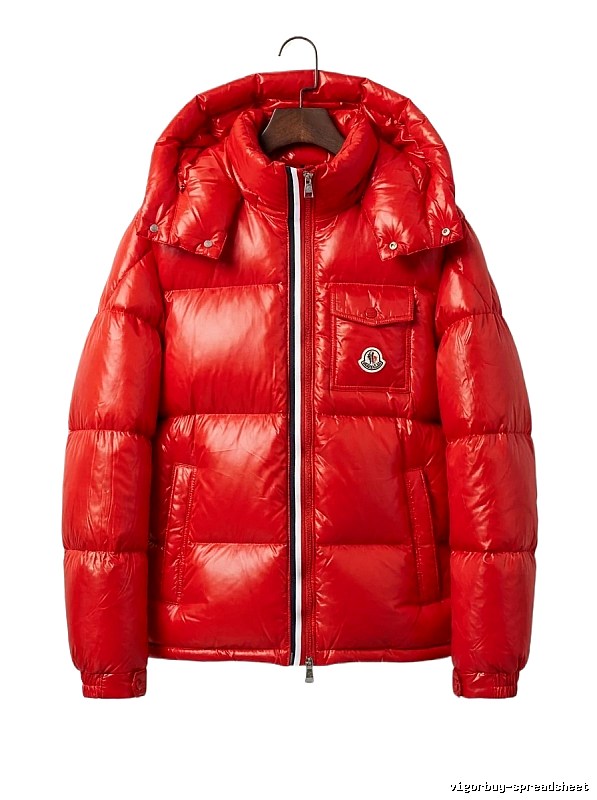 Moncler red fashionable down jacket