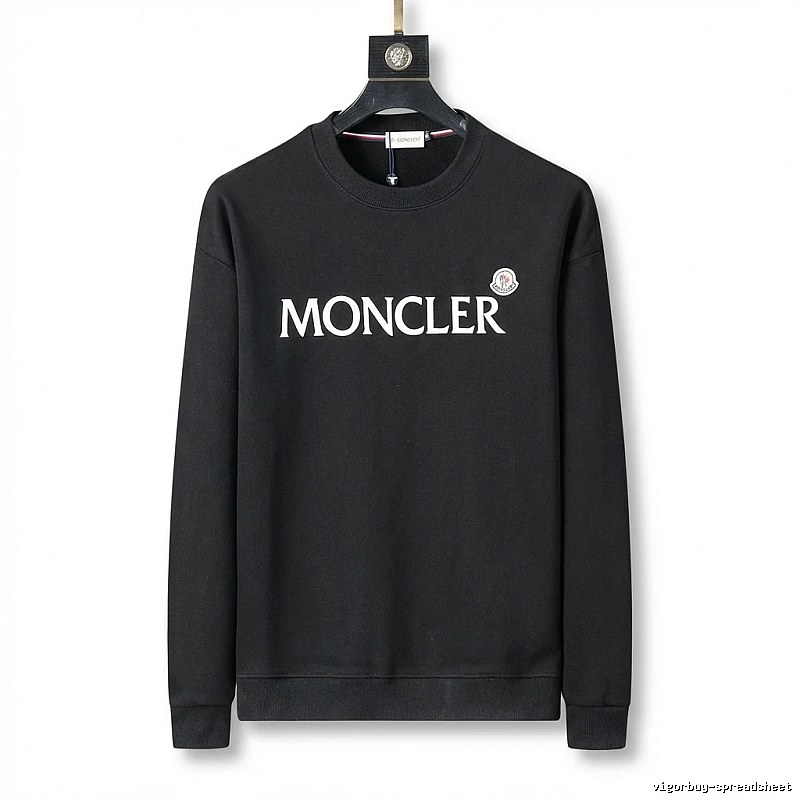 Moncler simple-style black sweatshirt