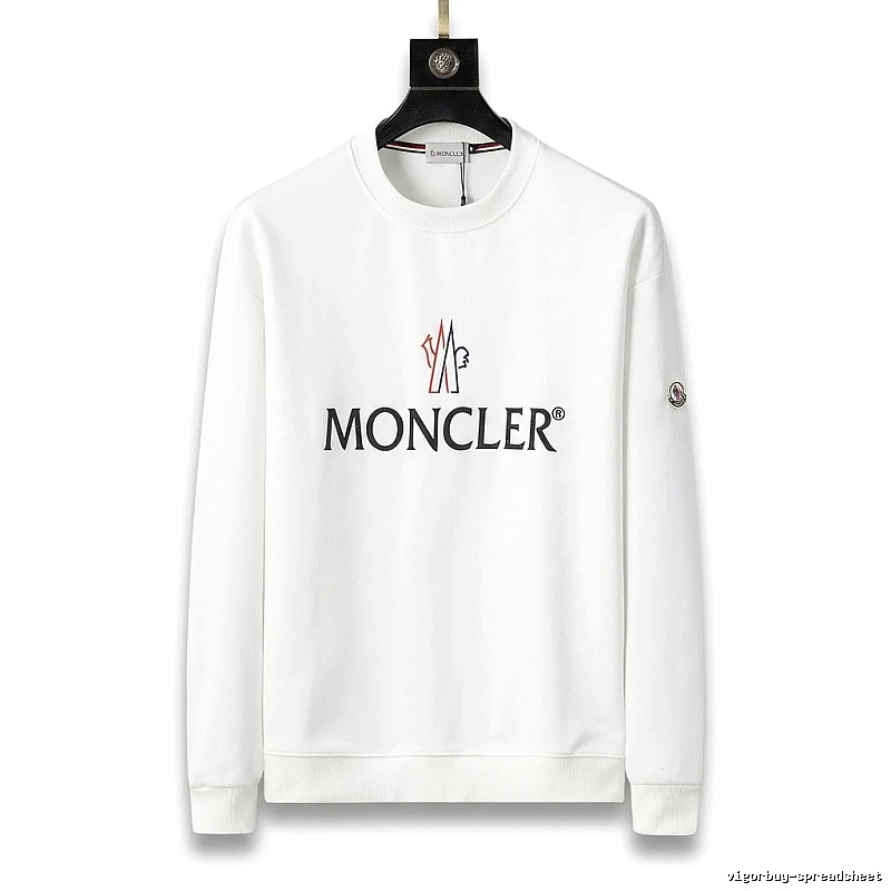 Moncler simple white sweatshirt