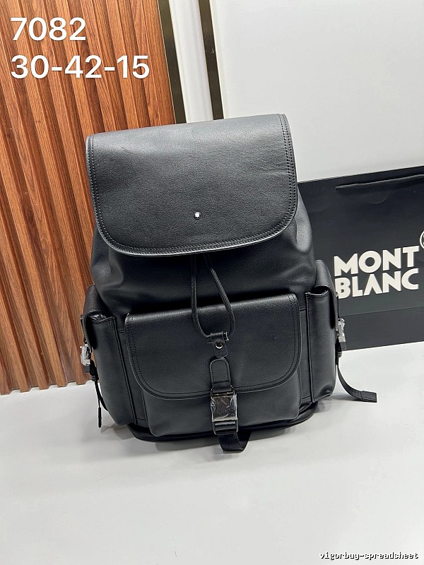 Montblanc Backpack Black Compact Buckle