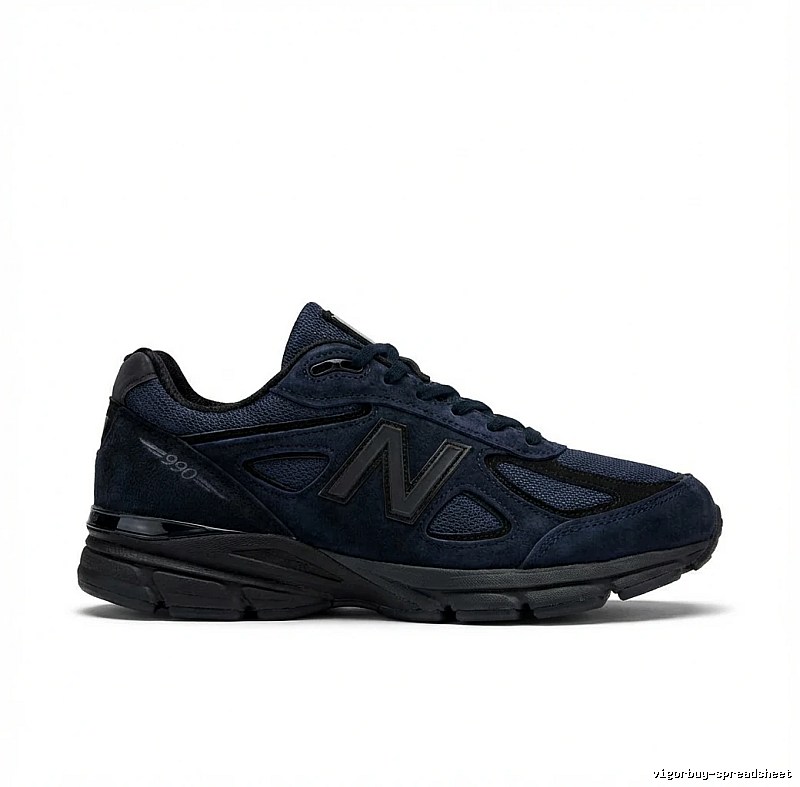 New Balance 990 series retro-style black shoes