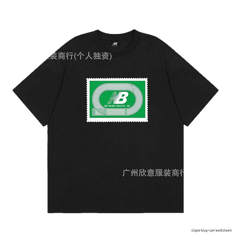 New Balance Sports & Casual Style Black Printed T-Shirt