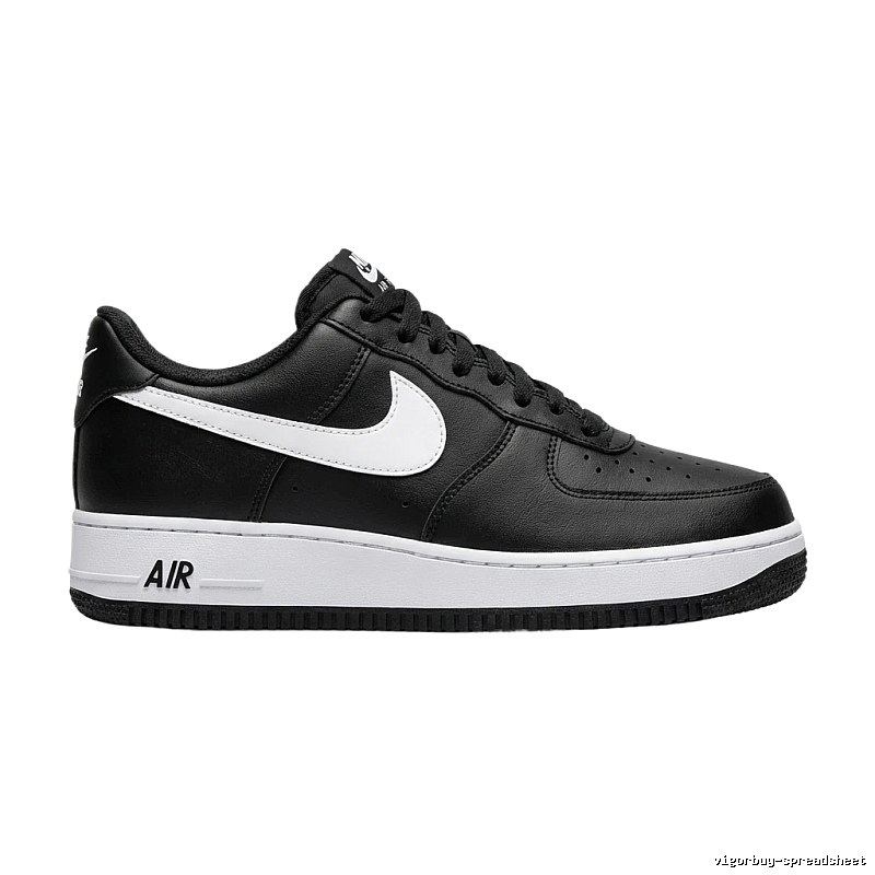 Nike Air Force 1 black and white trendy sneakers