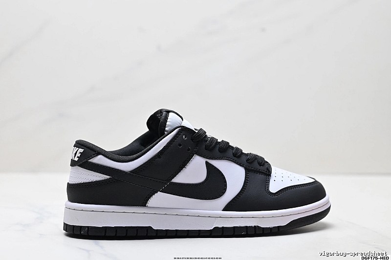 Nike Dunk black and white minimalist style sneakers