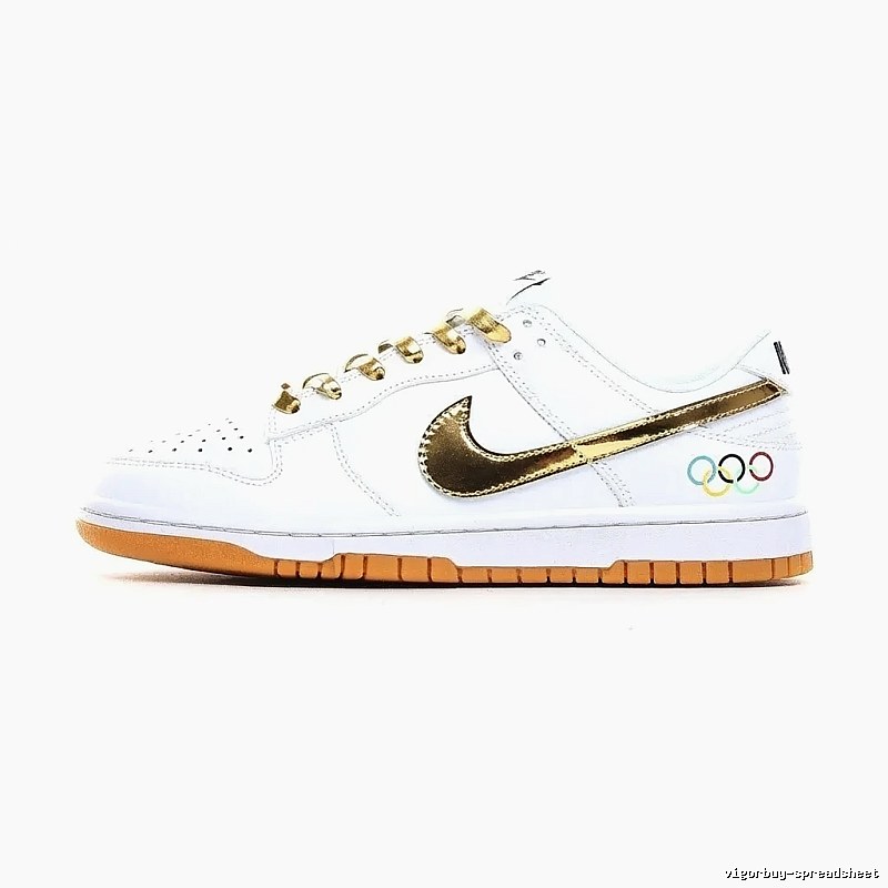 Nike Dunk Olympic Style White Shoes