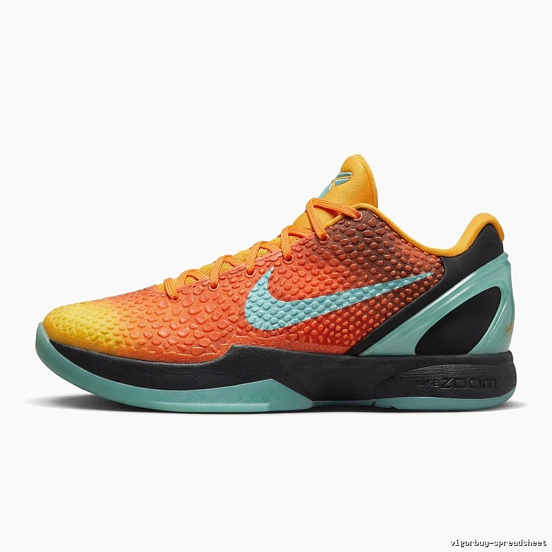 Nike Gradient Sporty Orange and Yellow Basketball Shoes