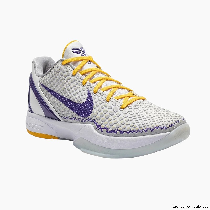 Nike KOBE series trendy white and purple sports shoes