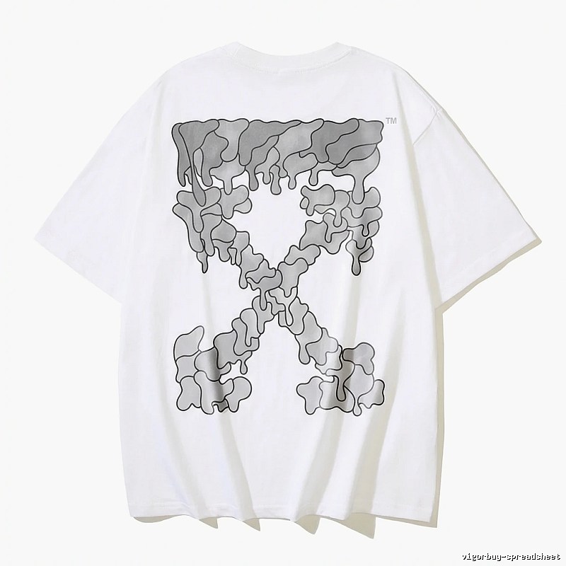 Off-White Gradient Style White T-shirt