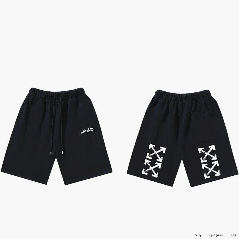 Off-White Style 009 Trendy Cool Black Shorts