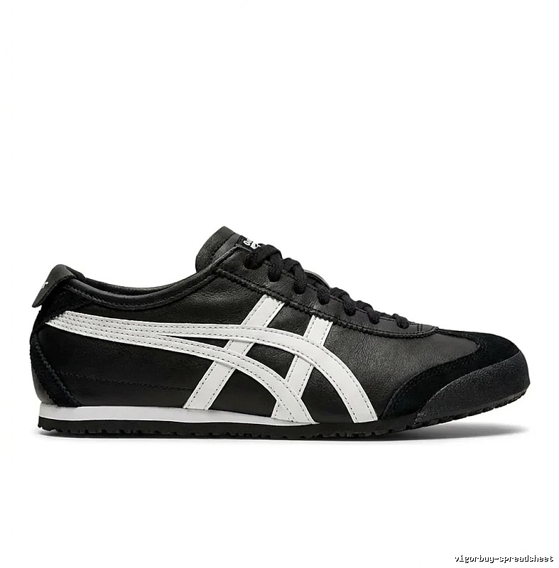 Onitsuka Tiger black and white retro style board shoes