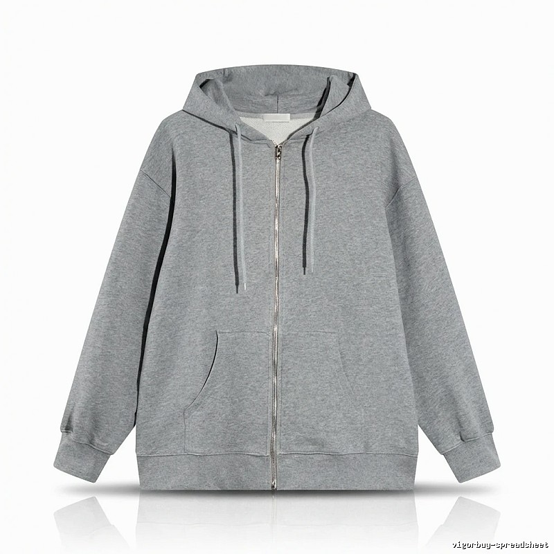 Other simple style hooded gray sweatshirt