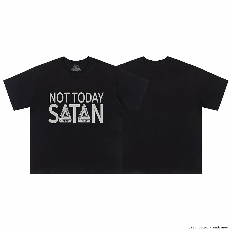 Palace Triangle Print Street Style Black T-Shirt