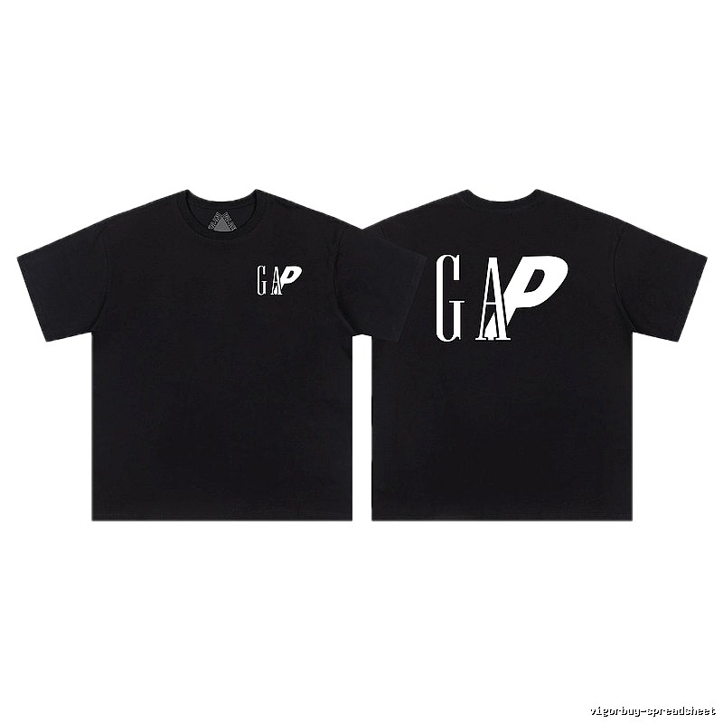 Palace x GAP Street Style Black T-Shirt