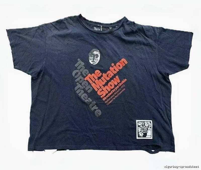 Paly Hollywood Printed Vintage Black T-shirt