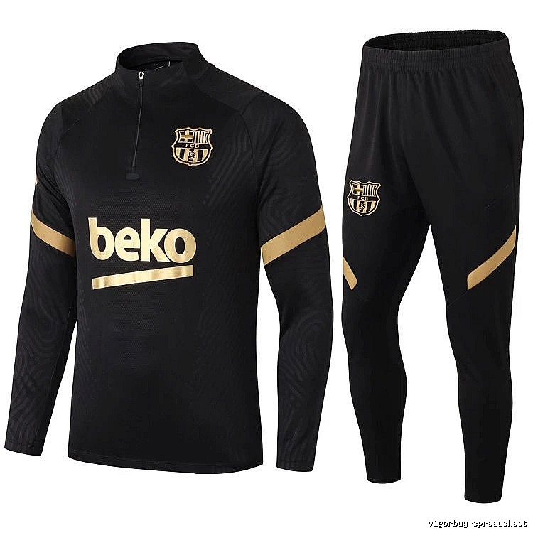 Paris Saint-Germain 2021-22 Black Training Tracksuit Set Clean Colorway