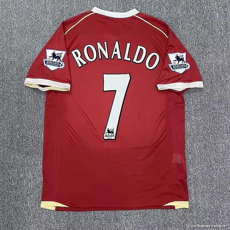 Portugal Relaxed Ronaldo #17 soccer jersey Red Portugal Football with Versatile Design