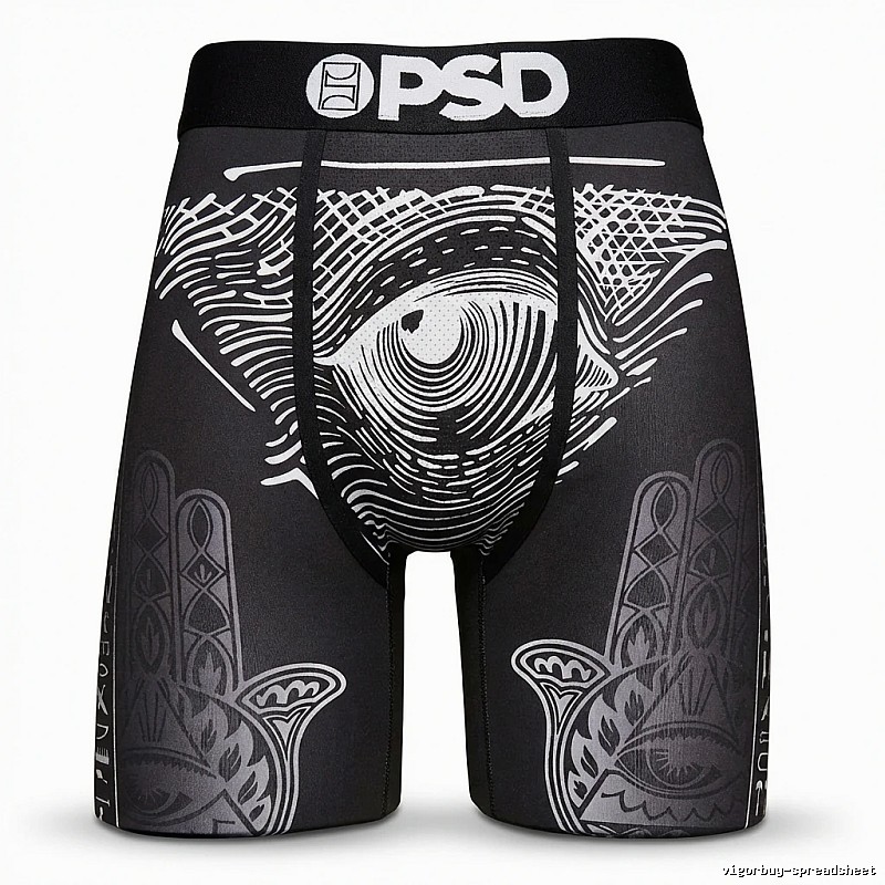 PSD trendy brand dark style boxer shorts