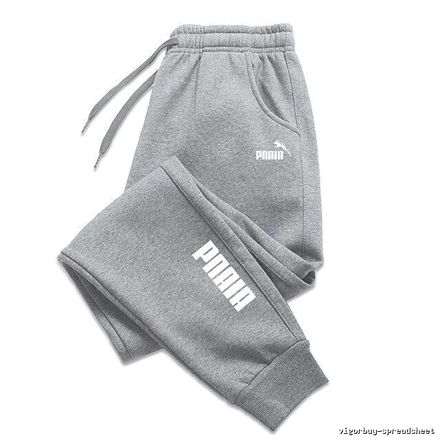 Puma Logo Detail Sweatpants Black Drawstring Sweatpants with Relaxed Feel