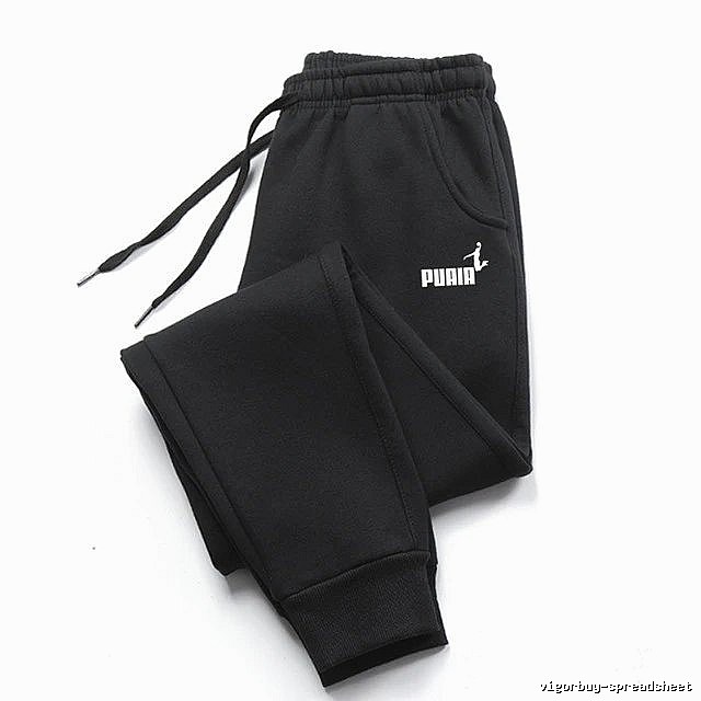 Puma Travel Sweatpants Black Drawstring Sweatpants with Modern Look