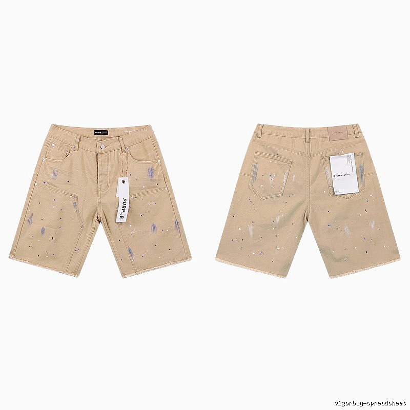 PurpleGodspeed Ink-splashing Style Khaki Shorts