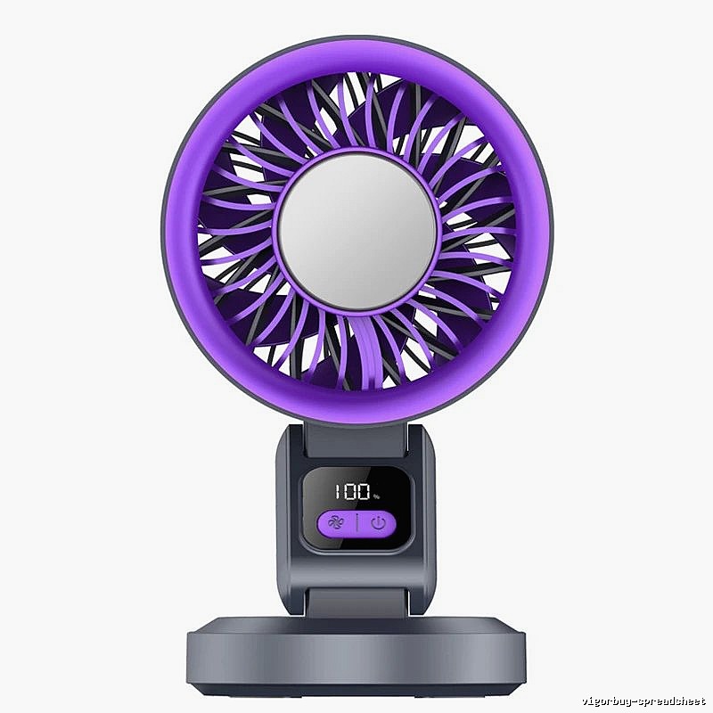 Quick Cooling Desktop Cooling Fan Gray Cold-compress Version