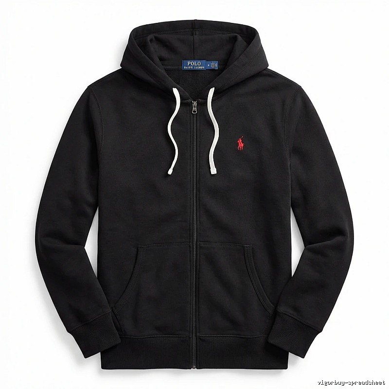 Ralph Lauren black casual style hoodie