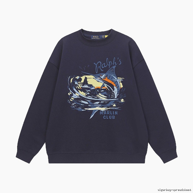 Ralph Lauren Marin Club Navy Blue Sweatshirt